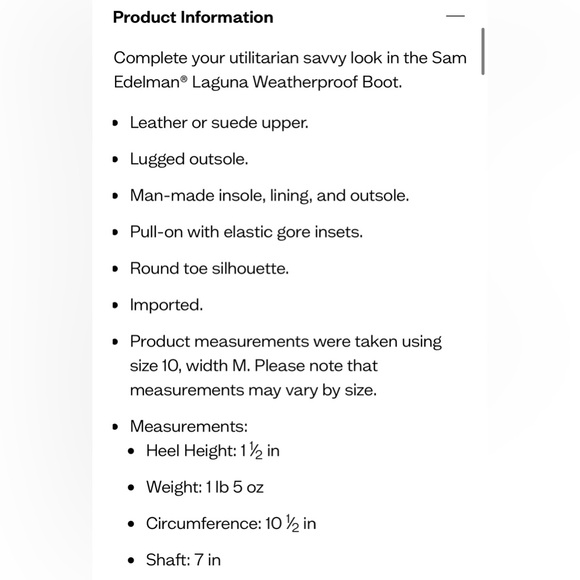 Sam Edelman Laguna Weatherproof Boot - Picture 7 of 7